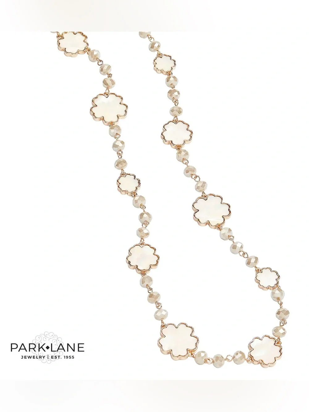 Park Lane Gold & Mother of Pearl - CLOUD - Necklace